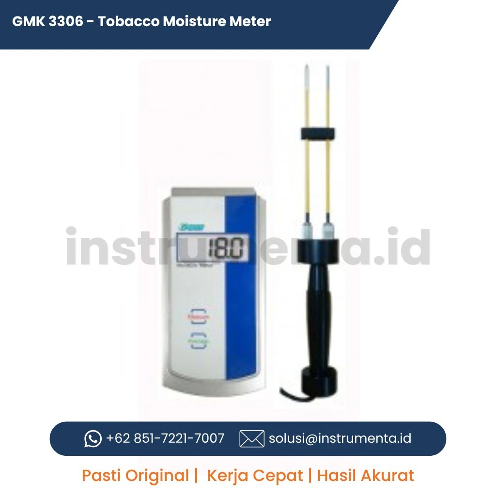 Distributor Tobacco Moisture Meter G-WON GMK-3306 Alat Ukur Kadar Air Daun Tembakau Digital Portable